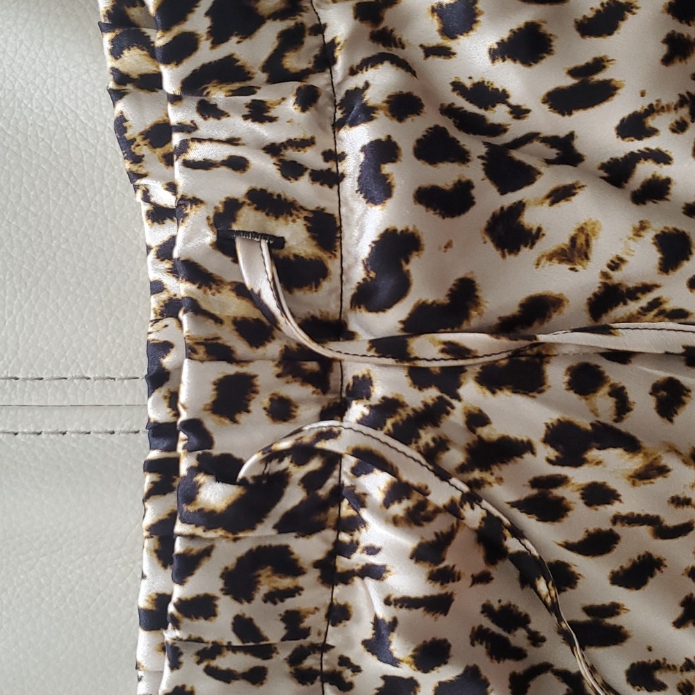 INC International Concepts Intimates Cheetah 🐆 Pajama Night ware - Picture 14 of 14